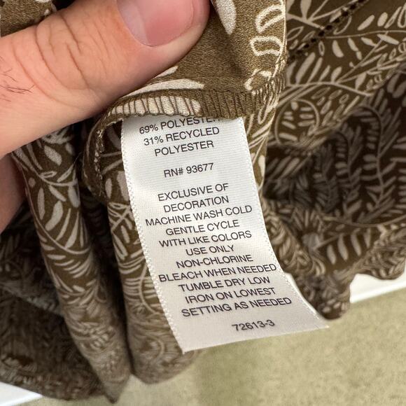 Liz Claiborne V Neck Short Sleeve Lightweight Top US Women's XXL Plus - Picture 4 of 7